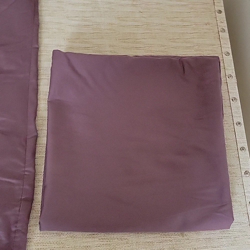 IKEA Sateen Feel Toupe European Square Cotton Pillow Cases Covers Set 2 25